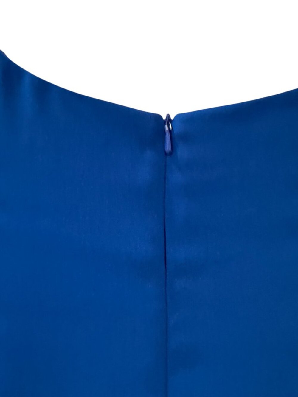 Topshop Cobalt Blue Fit & Flare Mini Dress US 4 / UK 8 NWOT - Picture 3 of 5